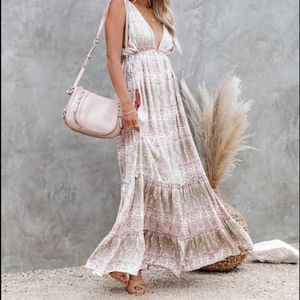 Boho maxi dress